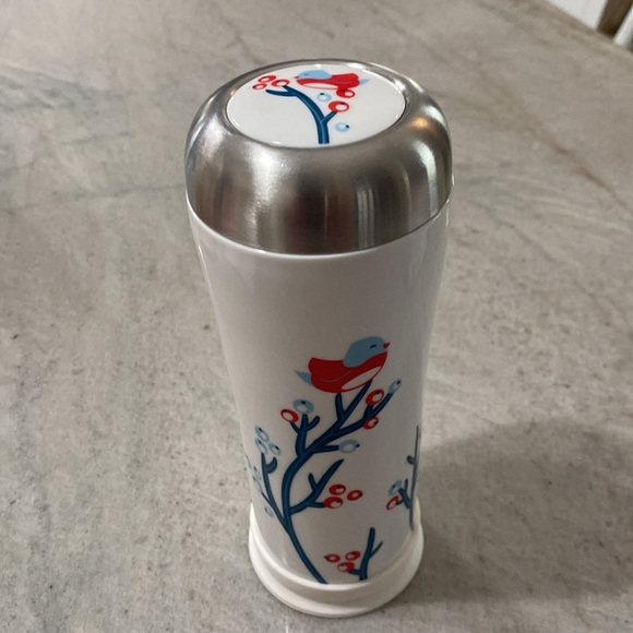 David’s Tea The Nordic Mug White Berries Bird 10 oz thermos and 16 oz mug - Picture 4 of 11